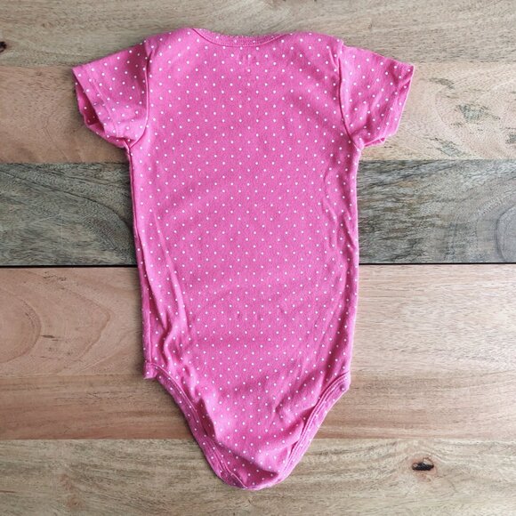 5 for $10 Carter’s bodysuit 24m pink baby girl onesie - Picture 3 of 4